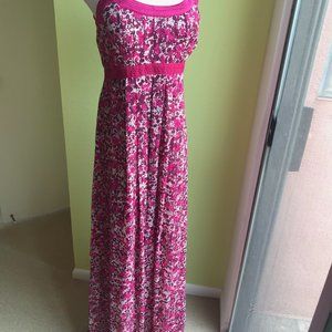 CALVIN KLEIN floral maxi dress